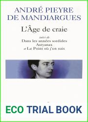 L|Age de craie Dans les annees sordides Astyanax Le Point ou j|en suis (French Edition)