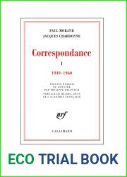 Correspondance I, 1949-1960 (French Edition)