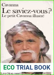 LE SAVIEZ-VOUS?: LE PETIT CAVANNA ILLUSTRE (FOLIO)