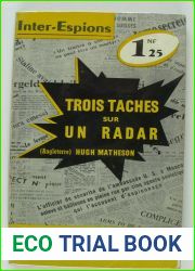 Trois taches sur un radar