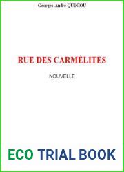 Rue des Carmelites (French Edition)