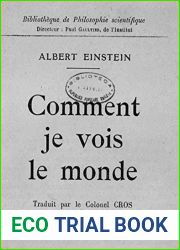 Comment je vois le monde - Albert Einstein (French Edition)