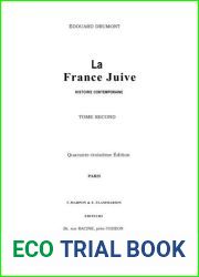 La France Juive Tome Ii (French Edition)