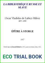 Epitre a Storge (French Edition)
