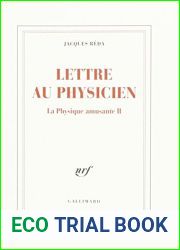 LETTRE AU PHYSICIEN