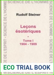 Lecons Esoteriques T.1
