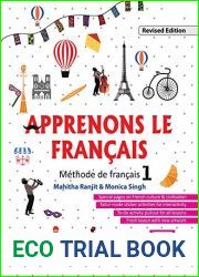 Apprenons Le Francais French Textbook 01: Educational Book