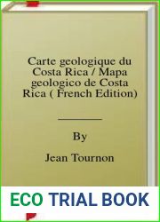 Carte geologique du Costa Rica Mapa geologico de Costa Rica ( French Edition)