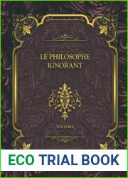 Le Philosophe Ignorant: Voltaire (French Edition)