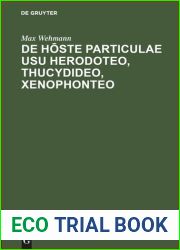 Collector|s Edition De hoste particulae usu Herodoteo, Thucydideo, Xenophonteo 1891 [Premium Leather Bound]