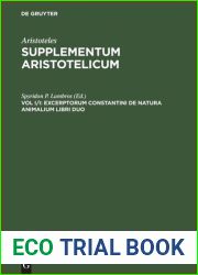 Supplementum Aristotelicum. Vol I I