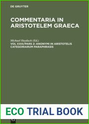 Commentaria in Aristotelem Graeca