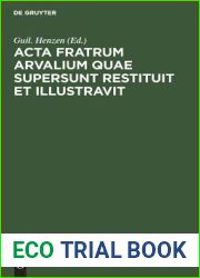Acta fratrum Arvalium quae supersunt restituit et illustravit (Latin Edition)