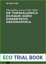 De Thessalonica eiusque agro dissertatio geographica (Latin Edition)