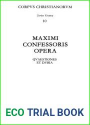 Maximi Confessoris Quaestiones et dubia (Corpus Christianorum) (French Edition)