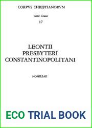 Leontii presbyteri Constantinopolitani Homiliae