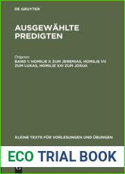 Ausgewahlte Predigten : Band 1