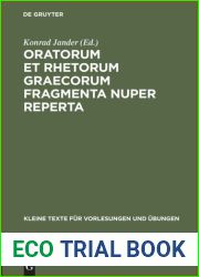 Oratorum et rhetorum Graecorum fragmenta nuper reperta