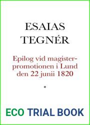 Epilog vid magister-promotionen i Lund den 22 junii 1820. Af promotor