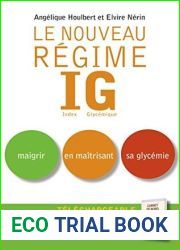 Le Nouveau regime IG (Index glycemique) (French Edition)
