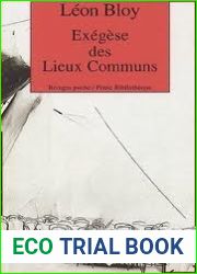 Exegese Des Lieux Communs