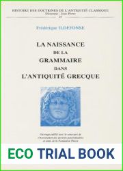 La Naissance de La Grammaire Dans L|Antiquite Grecque