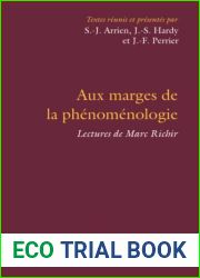 Aux marges de la phenomenologie: Lectures de Marc Richir (HR.RUE SORBONNE) (French Edition)