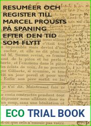 Resumeer och register till Marcel Prousts Pa spaning efter den tid som flytt