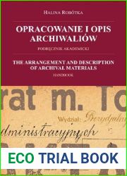 Opracowanie i opis archiwaliÃ³w. PodrÄ™cznik akademicki