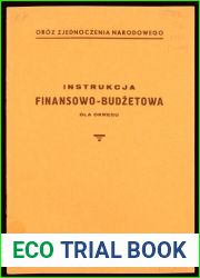 Instrukcja finansowo-budzetowa dla okregu (Polish Edition)