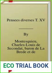 Pensees diverses T. XV