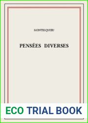 Pensees diverses (French Edition)