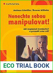 Nenechte sebou manipulovat (Czech Edition)
