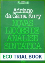 Novas Licoes de Analise Sintatica