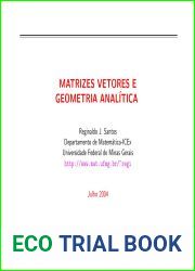 Matrizes Vetores e Geometria Analitica