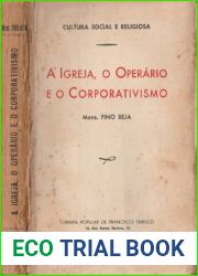 A Igreja, o Operario e o Corporativismo