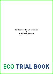 Caderno de Literatura e Cultura Russa