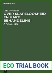 Over slapeloosheid en hare behandeling (Dutch Edition)