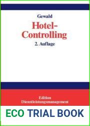 Hotel-Controlling (Edition Dienstleistungsmanagement) (German Edition)