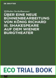 Uber eine neue Buhnenbearbeitung von Konig Richard III. Shakespeare auf dem Wiener Burgtheater