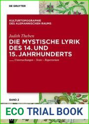 Die Mystische Lyrik Des 14. Und 15. Jahrhunderts: Untersuchungen - Texte - Repertorium