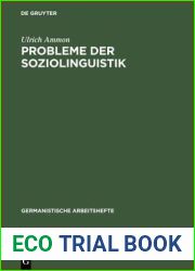 Probleme der Soziolinguistik (Germanistische Arbeitshefte, 15) (German Edition)
