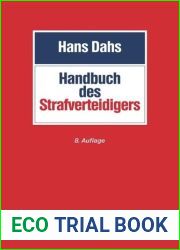 Handbuch des Strafverteidigers (German Edition)