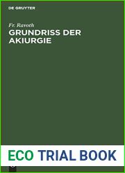Grundriss der Akiurgie (German Edition)