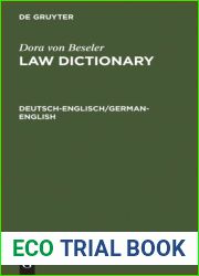Law Dictionary Fachworterbuch Der Anglo-Amerikanischen Rechtssprache Technical Dictionary of the Anglo-American Legal Terminology