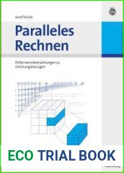 Paralleles Rechnen: Performancebetrachtungen zu Gleichungslosern (German Edition)