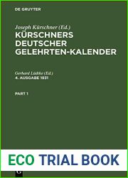 Kurschners Deutscher Gelehrten-Kalender. 4. Ausgabe 1931 (German Edition)