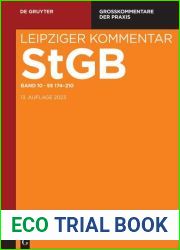Strafgesetzbuch. Leipziger Kommentar