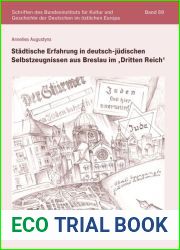 Stadtische Erfahrung in deutsch-judischen Selbstzeugnissen aus Breslau im ,Dritten Reich|