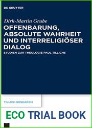 Offenbarung, absolute Wahrheit und interreligioser Dialog: Studien zur Theologie Paul Tillichs (Tillich Research, 14) (German Edition)